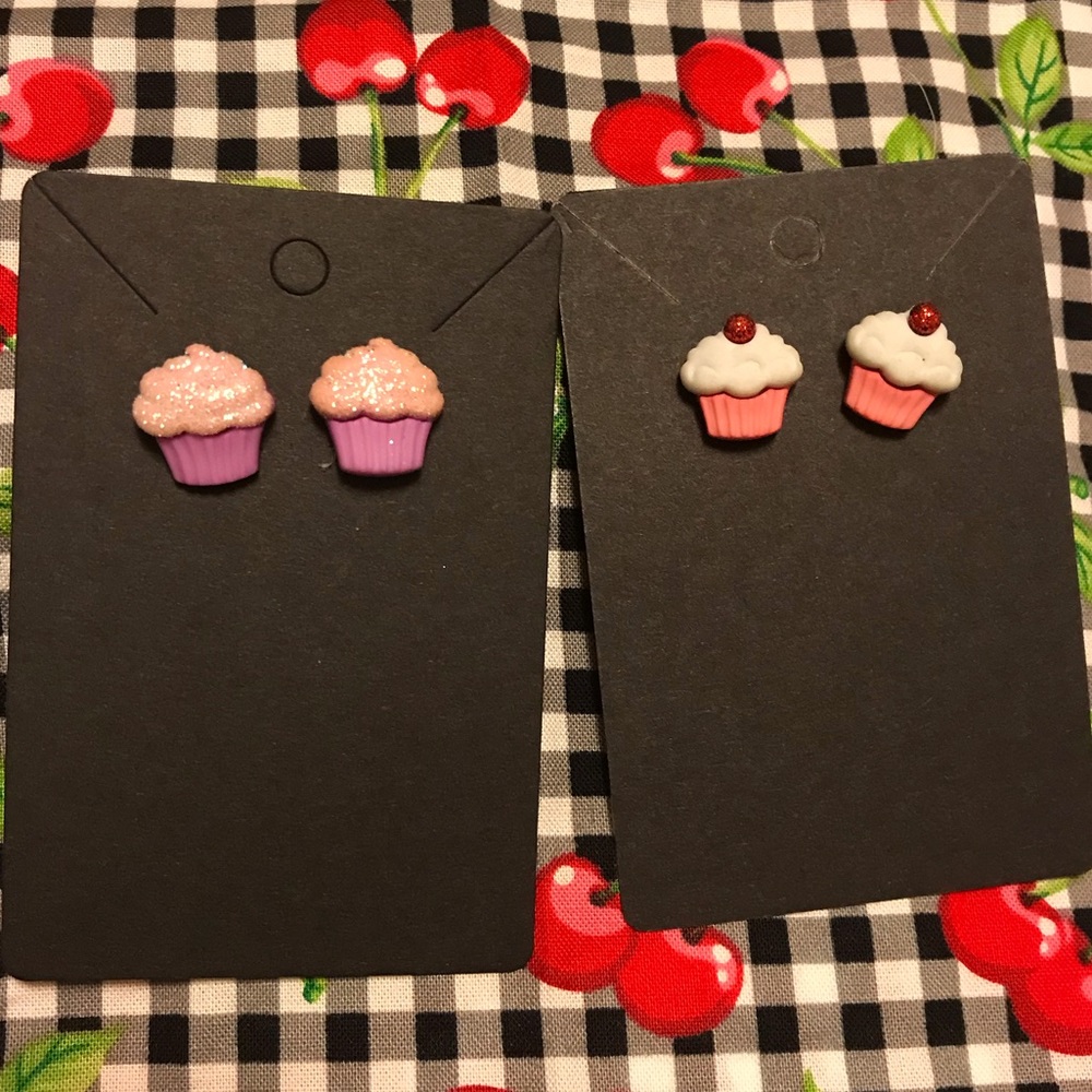 Cupcake Earrings